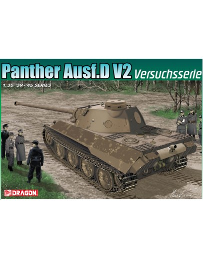 DRAGON 1/35 SCALE MODEL KIT - 6830 - Panther Ausf.D V2 Versuchsserie 