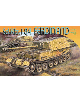 DRAGON 1/72 SCALE MODEL KIT - 7344 - SDKFZ 184 FERDINAND - DR7344