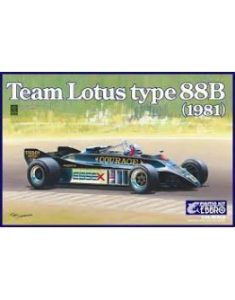 EBRO 1/20 SCALE PLASTIC MODEL - 20010 LOTUS 88B (1981) F1 RACE CAR EB20010