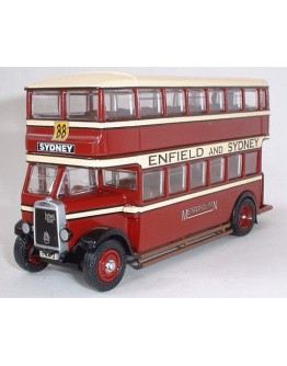 EXCLUSIVE FIRST EDITION 1/76 DIE-CAST MODEL - EFE27211- Leyland TD1 Open Stairs Australian Special - 88 Enfield & Sydney
