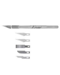 EXCEL CRAFT TOOLS  - 19001 KNIFE & 5 BLADES EXL19001