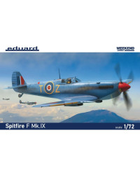 EDUARD 1/72 SCALE PLASTIC MODEL AIRCRAFT KIT - 7460 - WEEKEND EDITION - SUPERMARINE SPITFIRE MK. IX