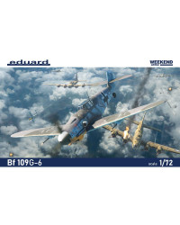 EDUARD 1/72 SCALE PLASTIC MODEL AIRCRAFT KIT - 7475 - WEEKEND EDITION BF109G-6  ED07475