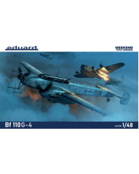 EDUARD 1/48 SCALE PLASTIC MODEL AIRCRAFT KIT - 8405 - WEEKEND EDITION - MESSERSCHMITT BF 110G-4