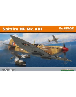 EDUARD 1/72 SCALE PLASTIC MODEL AIRCRAFT KIT - ED70129 - ProfiPACK Edition SPITFIRE MK8 - ED70129