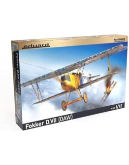 EDUARD 1/72 SCALE PLASTIC MODEL AIRCRAFT KIT - ED70131 - ProfiPACK Edition FOKKER D.VII [0AW] - ED70131