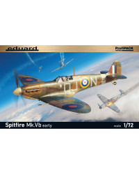 EDUARD 1/72 SCALE PLASTIC MODEL AIRCRAFT KIT - ED70205 - ProfiPACK EDITION SPITFIRE MK. VB EARLY - ED70205