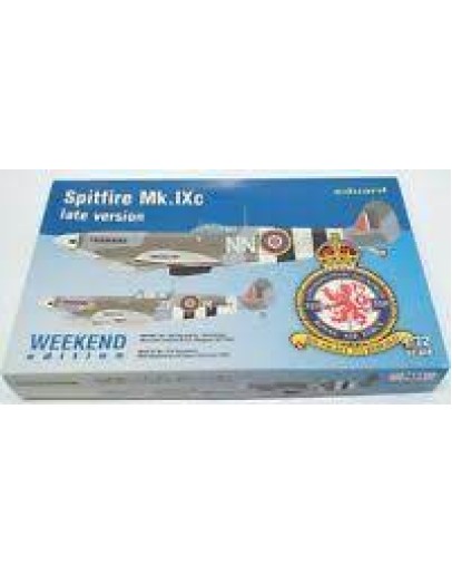 EDUARD 1/72 SCALE PLASTIC MODEL AIRCRAFT KIT - ED7431 - WEEKEND EDITION SPITFIRE 9C  ED7431