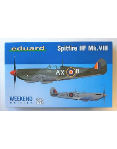 EDUARD 1/72 SCALE PLASTIC MODEL AIRCRAFT KIT - ED7449 - WEEKEND EDITION SPITFIRE 7 HF  ED7449