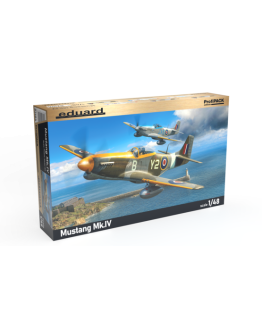 EDUARD 1/48 SCALE PLASTIC MODEL AIRCRAFT KIT - 82104 - ProfiPACK Edition - Mustang Mk.IV (RAAF Marking's included)