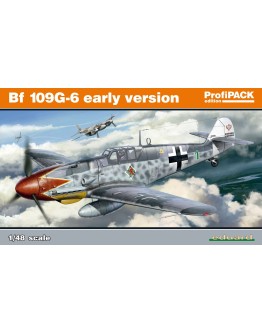 EDUARD 1/48 SCALE PLASTIC MODEL AIRCRAFT KIT - 82113 - ProfiPACK Edition - Bf 109G-6 Early Version