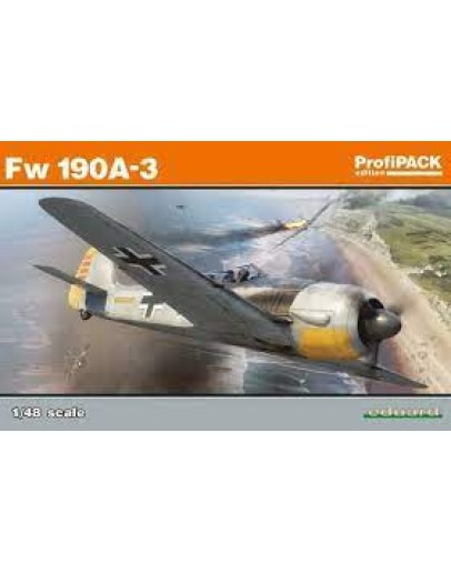 EDUARD 1/48 SCALE PLASTIC MODEL AIRCRAFT KIT - 82144  FW190A-3 ED82144