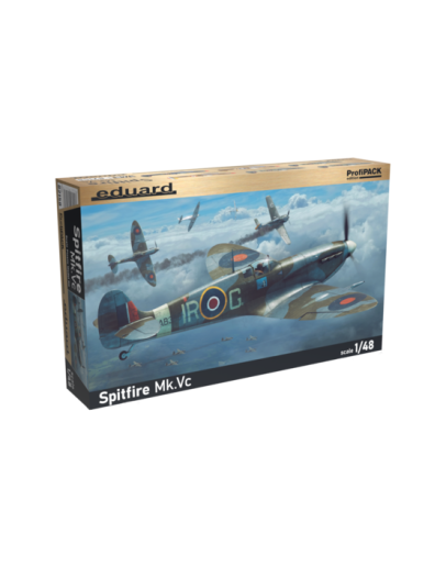 EDUARD 1/48 SCALE PLASTIC MODEL AIRCRAFT KIT - 82158 - ProfiPACK Edition - Spitfire Mk.Vc