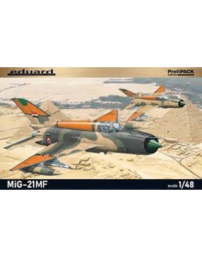 EDUARD 1/48 SCALE PLASTIC MODEL AIRCRAFT KIT - ED8231 - ProfiPACK Edition MIG-21MF ED8231