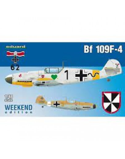 EDUARD 1/48 SCALE PLASTIC MODEL AIRCRAFT KIT - ED84146 - WEEKEND EDITION BF-109F-4 ED84146