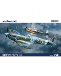 EDUARD 1/48 SCALE PLASTIC MODEL AIRCRAFT KIT - 84186 -WEEKEND EDITION - SUPERMARINE SPITFIRE MK. VB MID [WITH AUSTRALIAN MARKINGS]