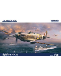 EDUARD 1/48 SCALE PLASTIC MODEL AIRCRAFT KIT - 84192 -WEEKEND EDITION - SUPERMARINE SPITFIRE MK. VC 
