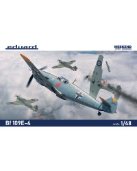 EDUARD 1/48 SCALE PLASTIC MODEL AIRCRAFT KIT - 84196 -WEEKEND EDITION - MESSERSCHMITT BF-109E-4