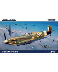 EDUARD 1/48 SCALE PLASTIC MODEL AIRCRAFT KIT - 84206 -WEEKEND EDITION - SUPERMARINE SPITFIRE MK. IIA 