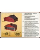 FALLER N GAUGE PLASTIC KIT #222118 - 2 STALL ROUNDHOUSE BUILDING - FAL222118