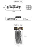 FENMING OO SCALE TRAIN EXPANSION PACK - FT16051 - CURVED TRACK [6PC]