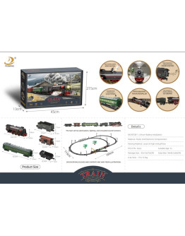 FENMING OO SCALE TRAIN SET - FT9072B1 RC STEAM TRAIN SET WITH LIGHTS & STEAM EFFECT