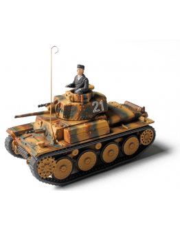 FORCES OF VALOR 1/72 DIE-CAST MILITARY MODEL - 85107 - German Panzer 38(t)