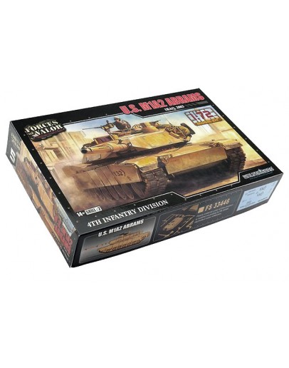 FORCES OF VALOR 1/72 SCALE PLASTIC MODEL KIT - 87015 - U.S. M1A2 Abrams 