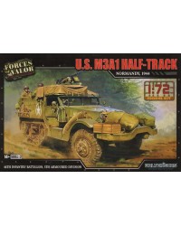FORCES OF VALOR 1/72 SCALE PLASTIC MODEL KIT - 873007A - U.S. M3A1 Half-Track