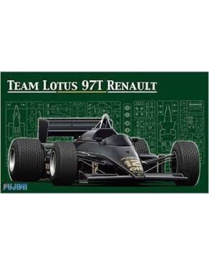 FUJIMI 1/20 PLASTIC CAR KIT - 09195 - TEAM LOTUS 97T RENAULT FU09195