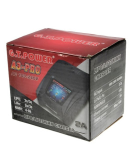 G.T.POWER A3-PRO 2 AMP LIPO/LIFE/NIMH CHARGER - MULTI BATTERIES - GTA3PRO