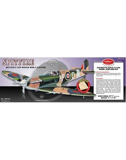 GUILLOWS BALSA AIRCRAFT - 0403 - SUPERMARINE SPITFIRE - GI0403