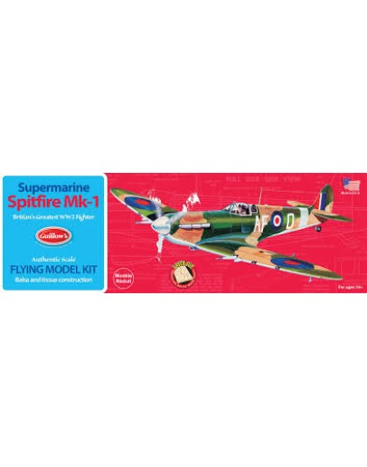 GUILLOWS BALSA AIRCRAFT - 0504 SPITFIRE MK1 KIT GI0504