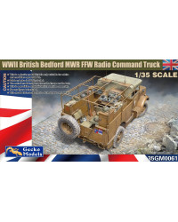 GECKO MODELS 1/35 SCALE PLASTIC MODEL KIT - GM35061 - WWII British Bedford MWR FFW Radio Commando Truck
