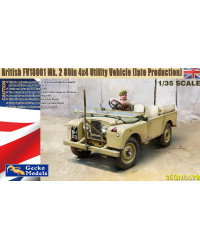 GECKO MODELS 1/35 SCALE PLASTIC MODEL KIT - GM35078 - British FV18001 Mk.2 80in 4x4 Utility Vehicle (Late Production)