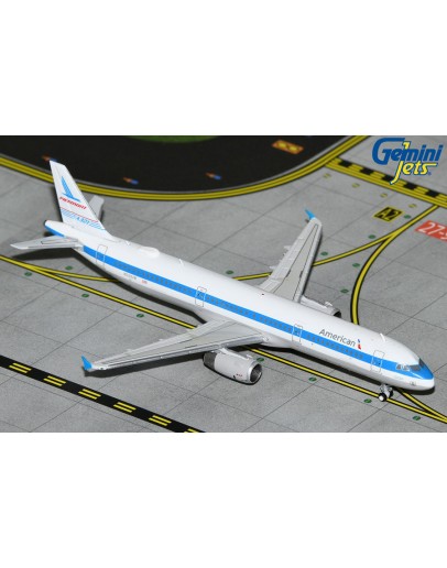 GEMINI JETS 1/400 SCALE DIE-CAST MODEL - GJAAL2257 - American Airlines Airbus A321 (Piedmont Heritage Livery)