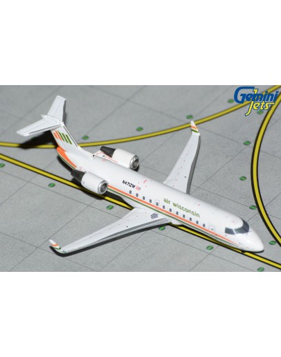 GEMINI JETS 1/400 SCALE DIE-CAST MODEL - GJAWI2211 - Air Wisconsin CRJ200LR 'Retro Livery'