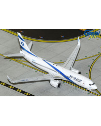 GEMINI JETS 1/400 SCALE DIE-CAST MODEL - GJELY2299 - EL AL Israel Airlines Boeing 737-800