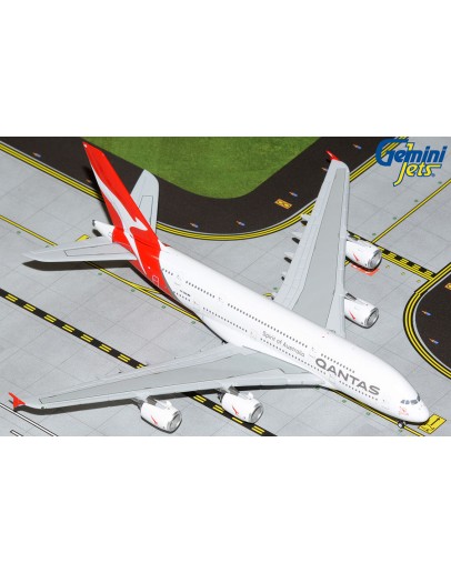 GEMINI JETS 1/400 SCALE DIE-CAST MODEL - GJQFA2075 - Qantas Airbus A380 (Reg: VH-OQB)