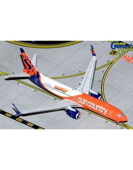 GEMINI JETS 1/400 SCALE DIE-CAST MODEL - GJSCX1960 - Sun Country Airlines Boeing 737-800S (40 Years of Flight Livery)
