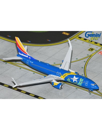 GEMINI JETS 1/400 SCALE DIE-CAST MODEL - GJSWA2246 - Southwest Airlines Boeing 737-800 (Nevada One)