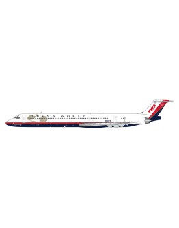 GEMINI JETS 1/400 SCALE DIE-CAST MODEL - GJTWA1711 - Trans World Airlines McDonnell Dougals MD-82