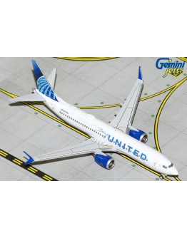 GEMINI JETS 1/400 SCALE DIE-CAST MODEL - GJUAL2074 - United Airlines Boeing 737 MAX 8 (Being United)