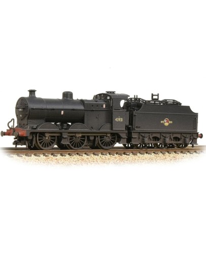 GRAHAM FARISH N GAUGE STEAM LOCOMOTIVE 372-065 BR CLASS 4F # 43931 - BR BLACK LATE CREST [WEATHERED]