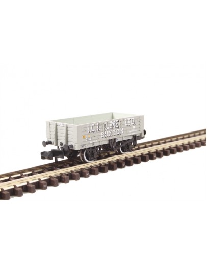 GRAHAM FARISH N GAUGE WAGON 377-031 12Ton 5 Plank Open Wagon I.C.I. [Lime] Ltd Buxton