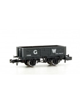 GRAHAM FARISH N GAUGE WAGON 377-061 12Ton 5 Plank Open Wagon GWR Grey