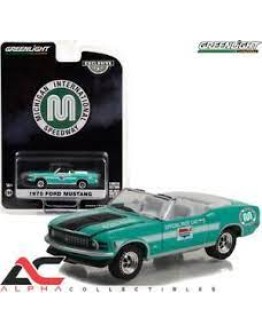 GREENLIGHT COLLECTIBLES 1/64 DIE-CAST CAR - 30364 - 1970 MUSTANG PACE CAR - GREEN GL30364