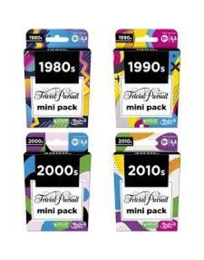 HASBRO GAME - 4014 TRIVIAL PURSUIT CARD GAME MINI PACK "1990's" HASF4014