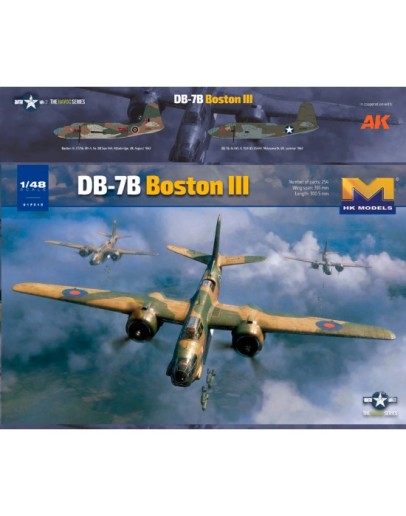 HONG KONG MODELS 1/48 SCALE MODEL KIT - 01F015 - DB-7B Boston III