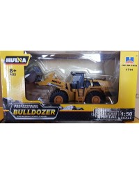 HUI NA TOYS - 1/50 DIE CAST MODEL - HN1714 - PROFESSIONAL BULLDOZER - HN1714
